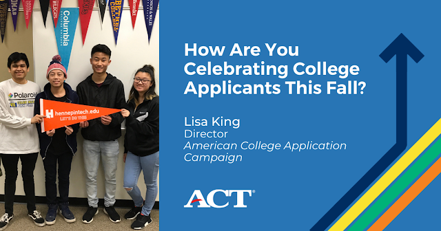 Park Center Senior High School students pose with a Hennepin Technical College pennant.